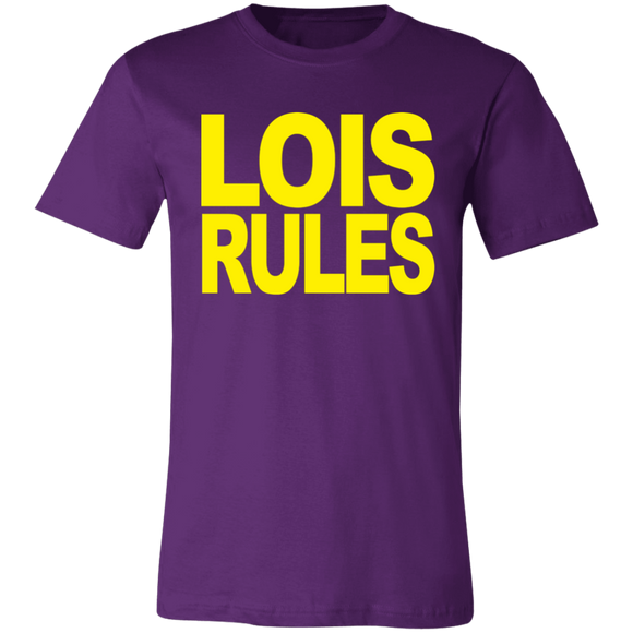 Lois Rules (WHW)- Unisex Jersey Short-Sleeve T-Shirt
