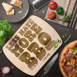 Less Hate More BBQ (GJR)- Maple Cutting Board