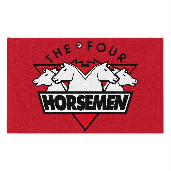 Four Horsemen Red & Black- Rally Towel, 11x18