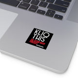 Kliq This 2024 Logo- Square Sticker, Indoor\Outdoor