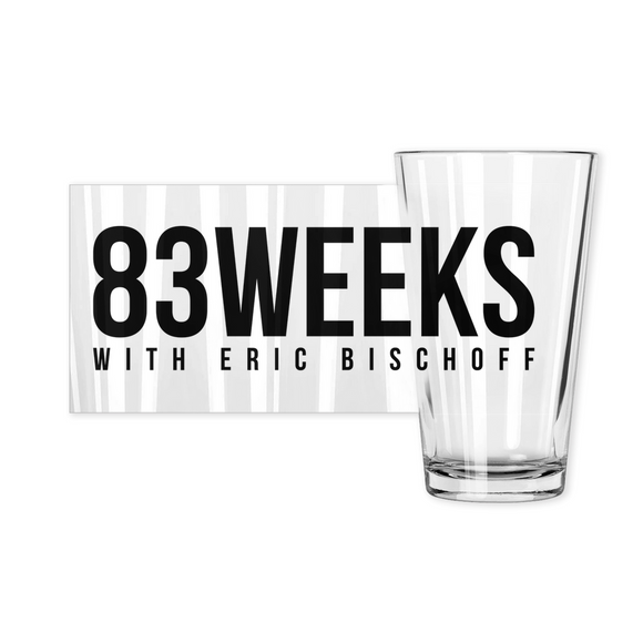 83 Weeks Logo- 16oz Pint Glass