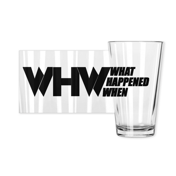 WHW Logo- 16oz Pint Glass