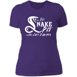 Snake Pit Logo- Ladies' Boyfriend T-Shirt