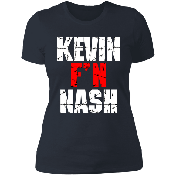 Kevin F'N Nash (Kliq This)- Ladies' Boyfriend T-Shirt