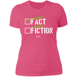 Fact Fiction (Hardy)-  Ladies' Boyfriend T-Shirt
