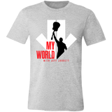My World Logo-  Unisex Jersey Short-Sleeve T-Shirt