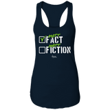 Fact Fiction (Hardy)- Ladies  Racerback Tank