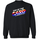 Top of the Card Logo-  Crewneck Pullover Sweatshirt