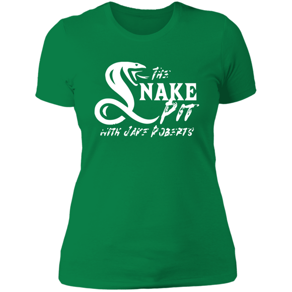Snake Pit Logo- Ladies' Boyfriend T-Shirt