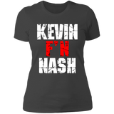 Kevin F'N Nash (Kliq This)- Ladies' Boyfriend T-Shirt