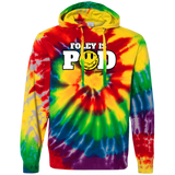 Foley is Pod Logo-Unisex Tie-Dyed Pullover Hoodie