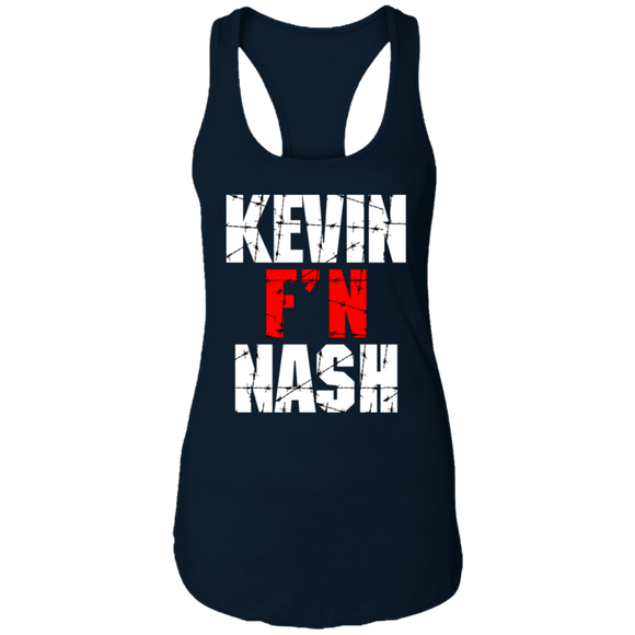 Kevin F'N Nash (Kliq This)-  Ladies Racerback Tank