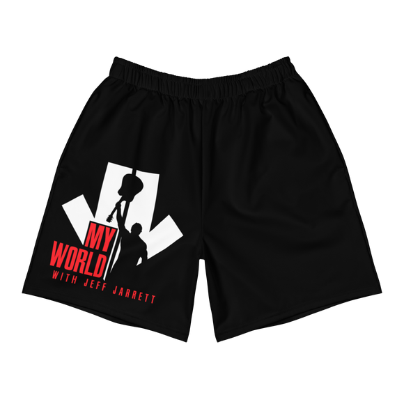 My World Logo- Men's Athletic Shorts