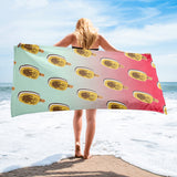 Jake the Snake Ice Cream- Beach Towel