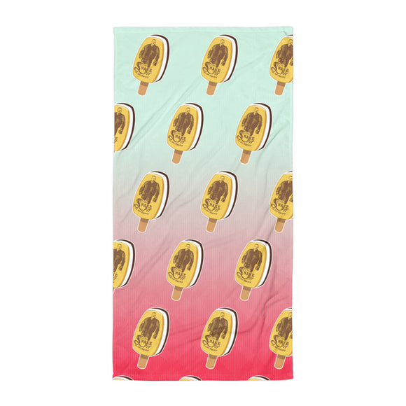 Jake the Snake Ice Cream- Beach Towel