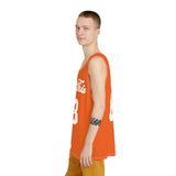 Kliq This Orange Basketball- Men's Tank