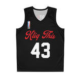 Kliq This Black- Basketball Jersey