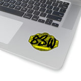 83W Big Gold Black (83 Weeks)- Kiss-Cut Sticker