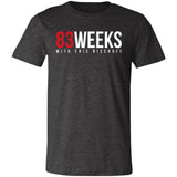 83 Weeks Classic (White Logo)- Unisex Jersey Short-Sleeve T-Shirt