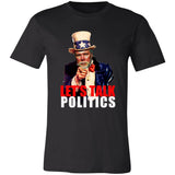 Let's Talk Politics (Kliq This)-  Unisex Jersey Short-Sleeve T-Shirt