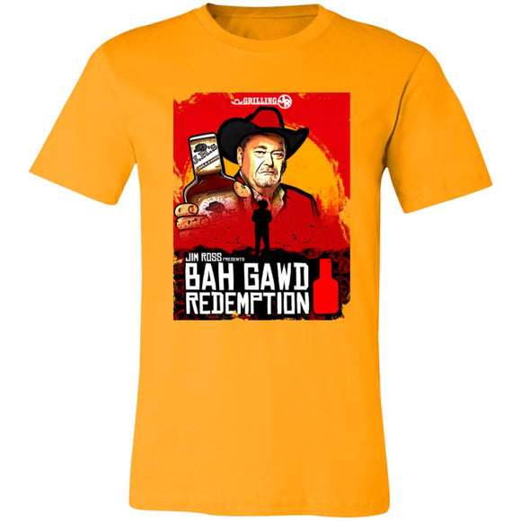 Bah Gawd Redemption (Grilling JR)-  Unisex Jersey Short-Sleeve T-Shirt
