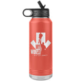 My World Logo- 32OZ Water Bottle