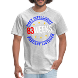Most Intellegent Listener (83 Weeks)- Classic T-Shirt - heather gray