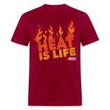 Heat is Life (83 weeks)-  Classic T-Shirt - dark red