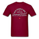 Old People Are Dangerous Classic T-Shirt up to 6XL - burgundy
