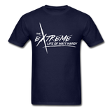 Extreme Life Logo Classic T-Shirt Up To 6XL - navy