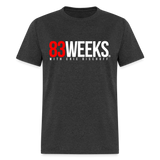 83 Weeks (White Logo) - Classic T-Shirt - heather black