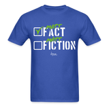 Matt Fact Matt Fiction Classic T-Shirt up to 6XL - royal blue