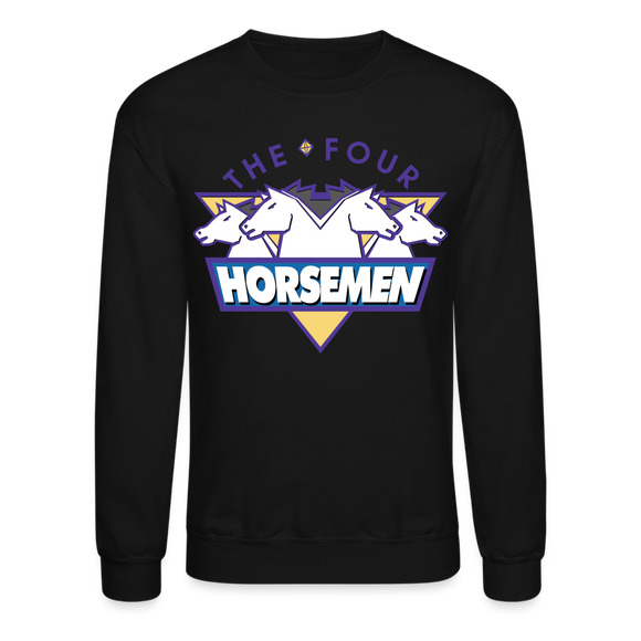 Four Horsemen Crewneck Sweatshirt - black