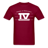 Symbol of Excellence IV Horsemen White Classic T-Shirt Up To 6XL - burgundy