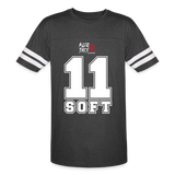 Eleven Soft (Kliq This)- Vintage Sport T-Shirt - vintage smoke/white