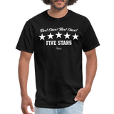 Five Stars Classic T-Shirt Up To 6XL - black