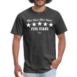 Five Stars Classic T-Shirt Up To 6XL - heather black