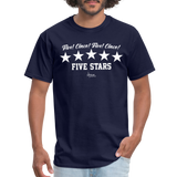 Five Stars Classic T-Shirt Up To 6XL - navy