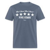 Five Stars Classic T-Shirt Up To 6XL - denim