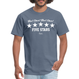 Five Stars Classic T-Shirt Up To 6XL - denim