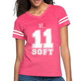 Eleven Soft (Kliq This)- Women’s Vintage Sport T-Shirt - vintage pink/white