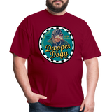 Dapper Dogg Classic T-Shirt up to 6XL - burgundy