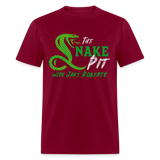 Snake Pit Logo Classic T-Shirt up to 6XL - burgundy