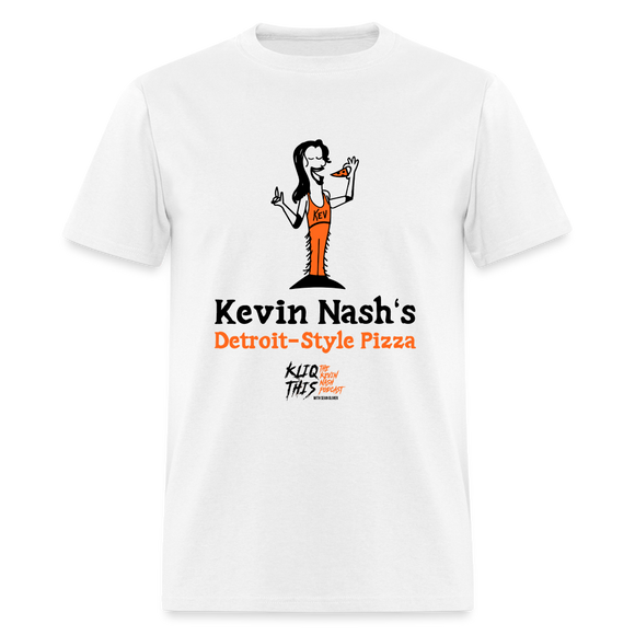 Kevin Nash's Detroit Style Pizza White (Kliq This) - Unisex Classic T-Shirt - white
