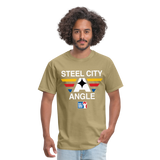 Steel City Angle (KAS)- Unisex Classic T-Shirt Up to 6XL - khaki