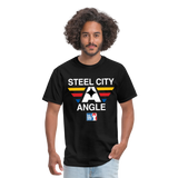 Steel City Angle (KAS)- Unisex Classic T-Shirt Up to 6XL - black