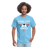 Steel City Angle (KAS)- Unisex Classic T-Shirt Up to 6XL - aquatic blue