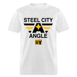Steel City Angle (KAS- Steelers)- Unisex Classic T-Shirt Up to 6XL - light heather gray
