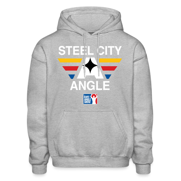 Steel City Angle (KAS)- Adult Hoodie - heather gray