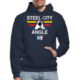 Steel City Angle (KAS)- Adult Hoodie - navy